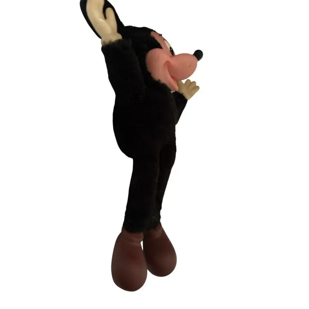 Mickey Mouse Plush Doll Rubber Face Applause 8” Vintage
